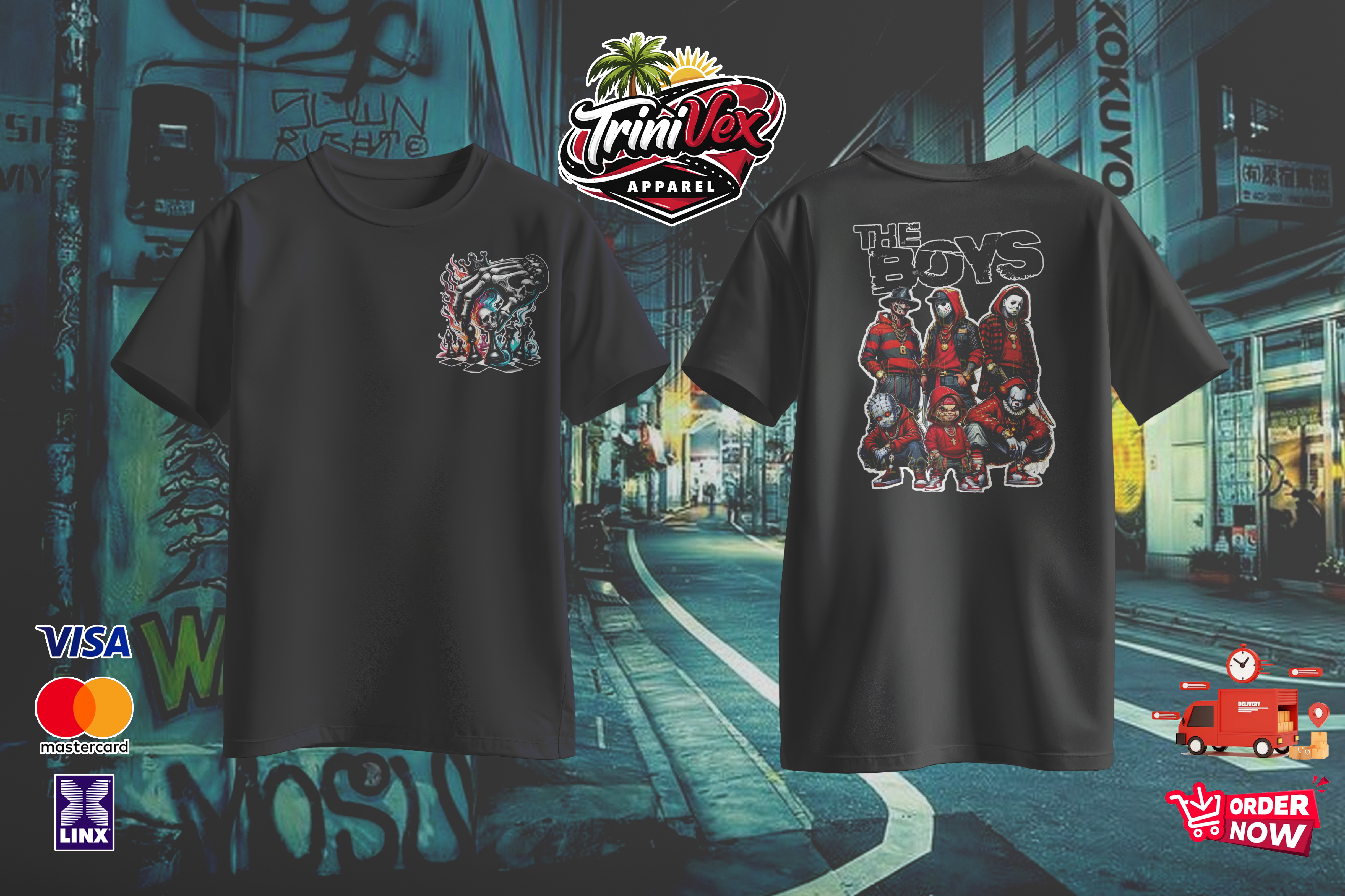 The Boys Skull Black